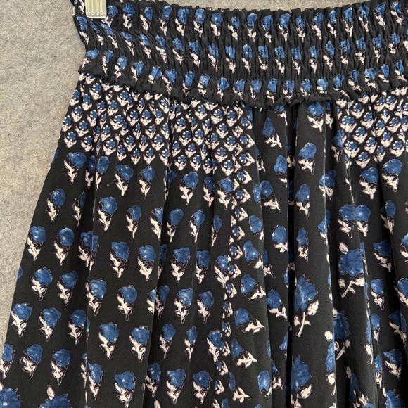 Ulla Johnson Naomie 100% Silk Harem Pants Womens 6 Floral Lightweight Stretch - Picture 6 of 12